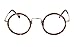 Agstum Retro Small Round Optical Eyeglasses Frame Clear Lens (Gray)