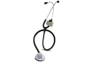 StatGear Stethoscope Tape Holder - Medical Items for Nurses, Paramedics, EMT, EMS - Black