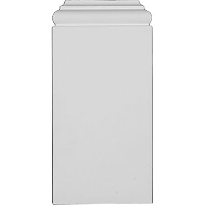 Ekena Millwork PB05X10X01TR 5"W x 10 1/4"H x 1 1/4"P Traditional Plinth Block