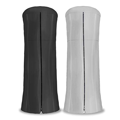 Essort Patio Heater Cover, Outdoor Waterproof Dustproof Heater Cover for Garden Heater 38'' X 86.6'' Black - Thumbnail 7