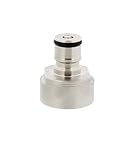 Carbonation Cap 1-Pack - Stainless Steel CO2 Beer, Soda, Water, Juice Carbonator for Plastic Bottles and Ball Connectors