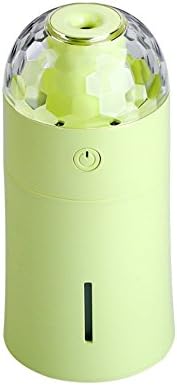 TMKOO Ultrasonic atomizing humidifier colorful atmosphere USB small humidifier aroma atomizing humidifier, no noise, no radiation, no stimulation/blue / green/pink (Color : Green)