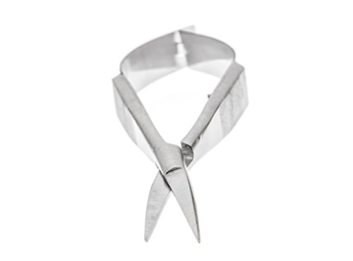 SE SP46C Curved Iris Scissors with Spring, 4.75"