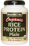 NutriBiotic Organic Rice Protein, Plain, 600 grams