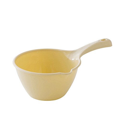 Per Large Water Scoop Baby Shampoo Rinse Cup Hair Washing Dabble For Bathing Watering Wash Fruits & Vegetables-Beige - Thumbnail 7