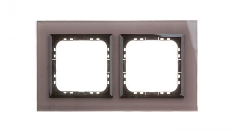 Sonata Double Frame Glass Grey/Black R-2RGC/41/25 Heel 5907577450885