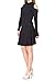Multi-style High Waist A-line Flared Skater Mini Skirt (M, Black)