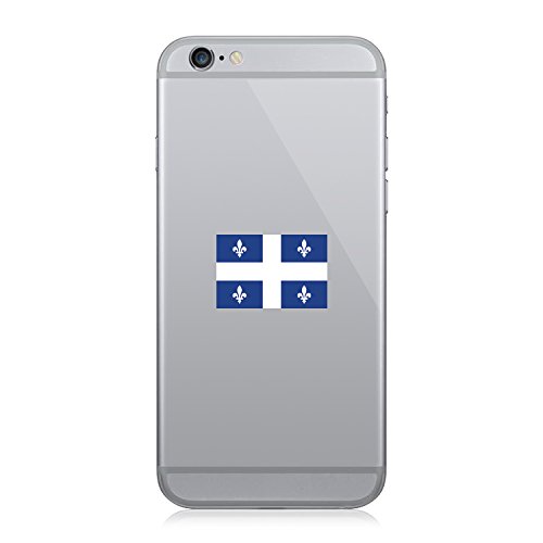 Quebec Flag - Cell Phone Sticker - Decal - Die Cut