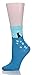 Meta-U Cute Cat Design Women's Casual Comfortable Cotton Crew Socks - 5 Pack(Solid Color)