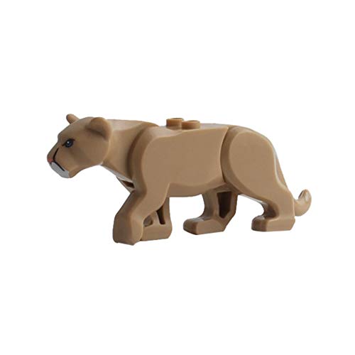 image for Sikye Animal Figures DIY Lion Tiger Building Blocks Educational Dolls 