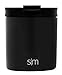 Simple Modern Scout Insulated Coffee Travel Mug Tumbler with Handle -Stainless Steel Cup with Lid for Men, Women 10oz Lowball - Insulated Lid - Midnight Black
