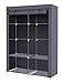 YOUUD Closet Organizer Wardrobe Portable Wardrobe Storage Clothes Closet Portable Closet Rod Storage Closet Standing Closet Folding Closet Portable Closet Organizer Wardrobe Closets Grey