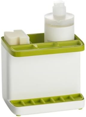 ILO Green & White Sink Tidy for Sponges, Brushes & More (16x11.5x14cm)
