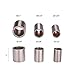 3 Kind of 1 Inch Thick Reducing Bushing Adapters Id 1/2 Inch Od 5/8 Inch | Id 5/8 Inch Od 3/4 Inch | Id 3/4 Inch Od 1 Inch For Bench Grinding Wheel Sanding Wheel 3 Pcs