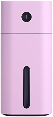 ONXE Small Personal Portable Cold Mist Humidifiers Night Light, MINI Humidifier Diffuser for Travel Office Desktop and Car,powered by USB,1 Year Warranty (pink)