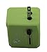 Worldwide Travel Adapter & Charger by Baer, 2 USB Super Fast Charging Ports, Universal Outlet, International Standard Cell Phone/Computer/Laptop/Tablet/GPS Chargers, For USA UK EU AUS w/ FREE pouch