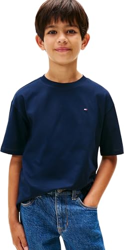 Jungen T-Shirt Kurzarm Essential Archive aus Baumwolle, Blau (Dark Night Navy), 6 Jahre