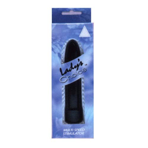 5" Vibrator Straight Black Multi-Speed