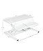 Stand Up Desk Store AirRise Pro Two Tier Standing Desk Converter Monitor Stand with Built-in Keyboard Tray (White, 32