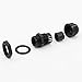 Yongcun Nylon Cable Glands Waterproof Cable Gland Joints PG13.5 Wire OD7mm to 12.5mm Pack of 10pcs