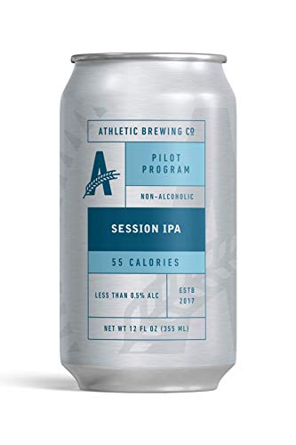 ATHLETIC BREWING COMPANY - SESSION IPA (NON-ALCOHOLIC) 12-PACK - THE #1 LOW-CALORIE, CRAFT BREW - BREWED WITH PACIFIC NORTHWEST HOPS