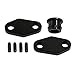 Alpha Rider Motorcycle Engine SMOG Blockoff Plates Block Off Panels Baffle For Honda XR650L NX650 FMX650 GB500 1993-2018 93-18 Black
