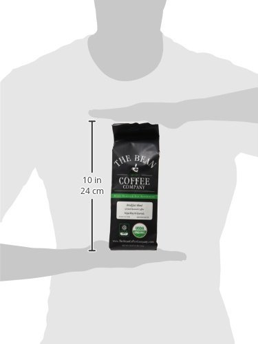 The Bean Coffee Company Organic Breakfast Blend, Light Roast, Whole Bean, 16-Ounce Bag