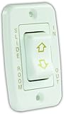 JR Products 12345 White Low Profile Slide-Out