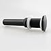 Bathroom Lavatory Vanity Vessel Sink Drain, Pop Up Drain Stopper Without Overflow, Black