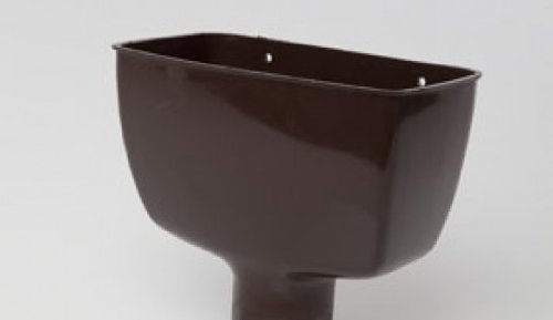 POLYPIPE RR130 Brown Standard Hopper Head for 68mm downpipe System