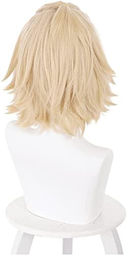 【マイキー (佐野万次郎) 】東京リベンジャーズ コスプレウィッグ かつら キーホルダーランダム１個付き