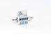 Digabi Classic Blue Stripe Cufflinks for Men Wedding Business Shirts Cuff Link Set