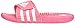 adidas Women's Adissage W Slide Sandal, Chalk Pink/White/Chalk Pink, 8 M US