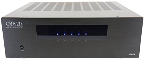 Carver five channel amplifier Home Audio/Video Product, Black (Carver HTA5A)