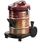 Hitachi 2100 Watt Barrel Vacuum Cleaner, Red- CV-950F