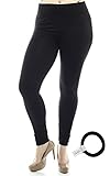 Seamless Full Length Plus Size Leggings for Women with EttelLut Hair Band