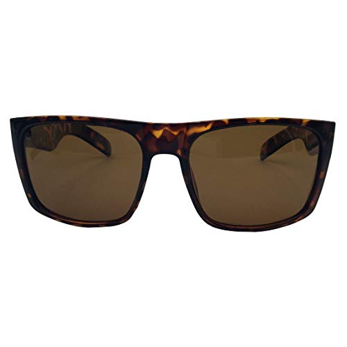 2 Pack XL Polarized Men's Big Wide Frame Sunglasses Large Head Fit (1 Black, 1 Tortoise