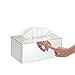 JackCubeDesign Overall Acrylic Mirror Rectangle Tissue Box Holder Case Storage Case Stand Box Napkin Holder Organizer (9.53 x 5.63 x 4.33 inches) - MK219B