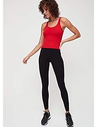 Leggings de cintura alta para dama, elásticos y finos, con control de barriga opaco, 20 + diseño