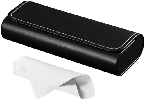 BURBERRY Large Triangular Brown Sunglass Eyeglass Case +  display picture 1