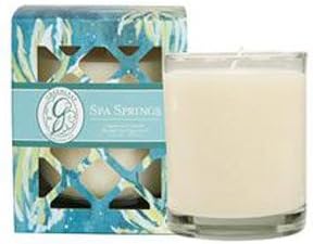 Spa Springs Signature Glass Candle by Greenleaf, 9.5 oz.