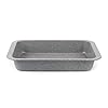 Salter-BW02774G-Marble-Collection-Carbon-Steel-Pan-Ideal-for-Sunday-Roasts-36cm-Grey-Set-of-1 Salter BW02774G Roasting Tin, Non-Stick Roaster, Carbon Steel Roast Oven Pan, Deep Baking Pan For Chicken, Traybakes…
