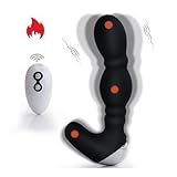 Prostate Massager with 2 Powerful Motors for Male Orgasms , PALOQUETH Wireless Remote Anal Sex Toys with 7 Vibrating Modes for Intense Stimulation (IPX7 Waterproof FDA Approved)
