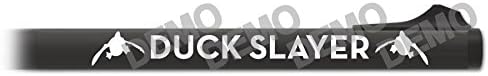 Shotgun Barrel Decal - Duck Slayer (White)