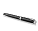 Parker IM Rollerball Pen, Black Lacquer Chrome Trim with Fine Point Black Ink Refill (1975540)