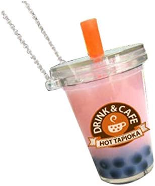 Capsule Toy Hot Tapioca Bubble Tea Tapioca Drink Keychain Collection, Design 2