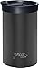 bobble Travel French Press and Portable Mug, Insulated Stainless Steel Tumbler with Micro Filter, 13 Ounces, 13 oz, Gunmetal
