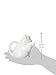 HIC Cat Creamer Coffee Tea Milk with Handle, Fine White Porcelain, 8-Ounces