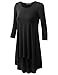 URBANCLEO Womens Basic eLong Hi-Lo Tunic Top T-shirt Dress (PLUS Size Available)