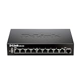 D-Link VPN Router, 8 Port Gigabit with Dynamic Web Content Filtering (DSR-250)